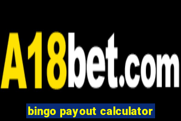 bingo payout calculator