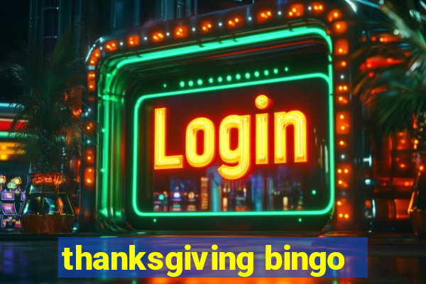 thanksgiving bingo