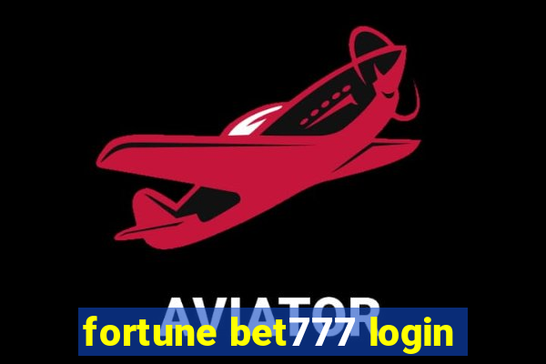 fortune bet777 login