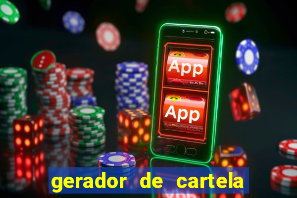 gerador de cartela de bingo