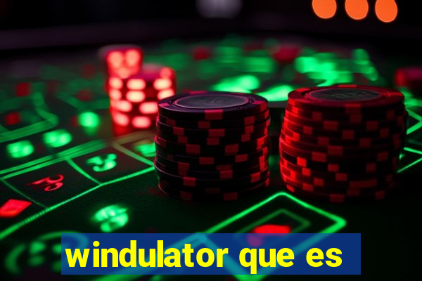 windulator que es