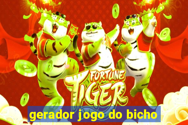 gerador jogo do bicho