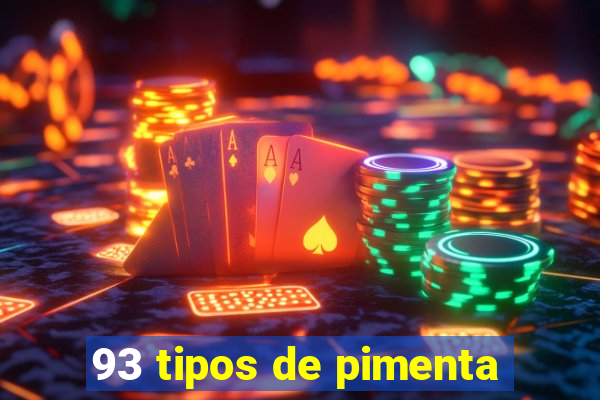 93 tipos de pimenta