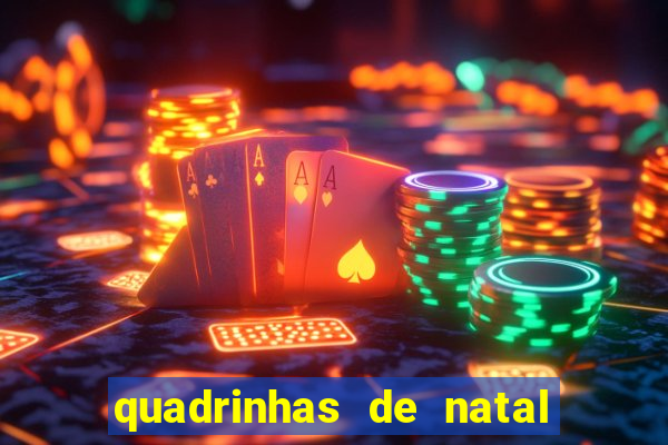 quadrinhas de natal para educação infantil