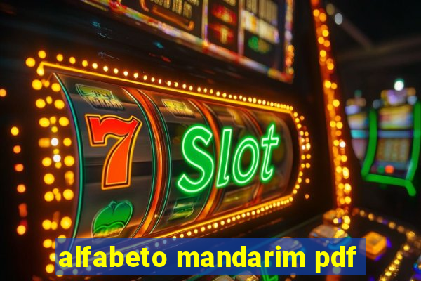 alfabeto mandarim pdf